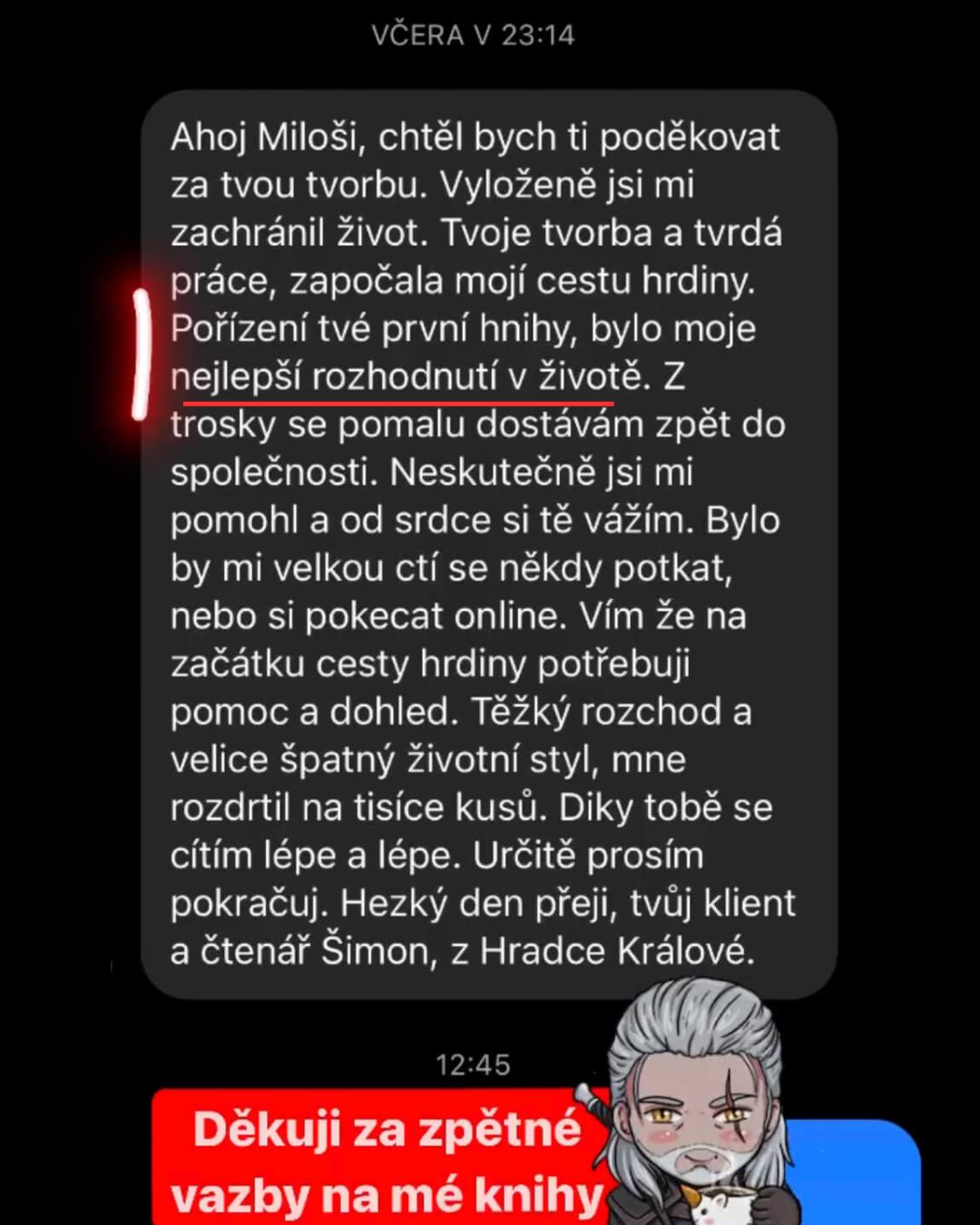 Miloš Ouhrabka - recenze