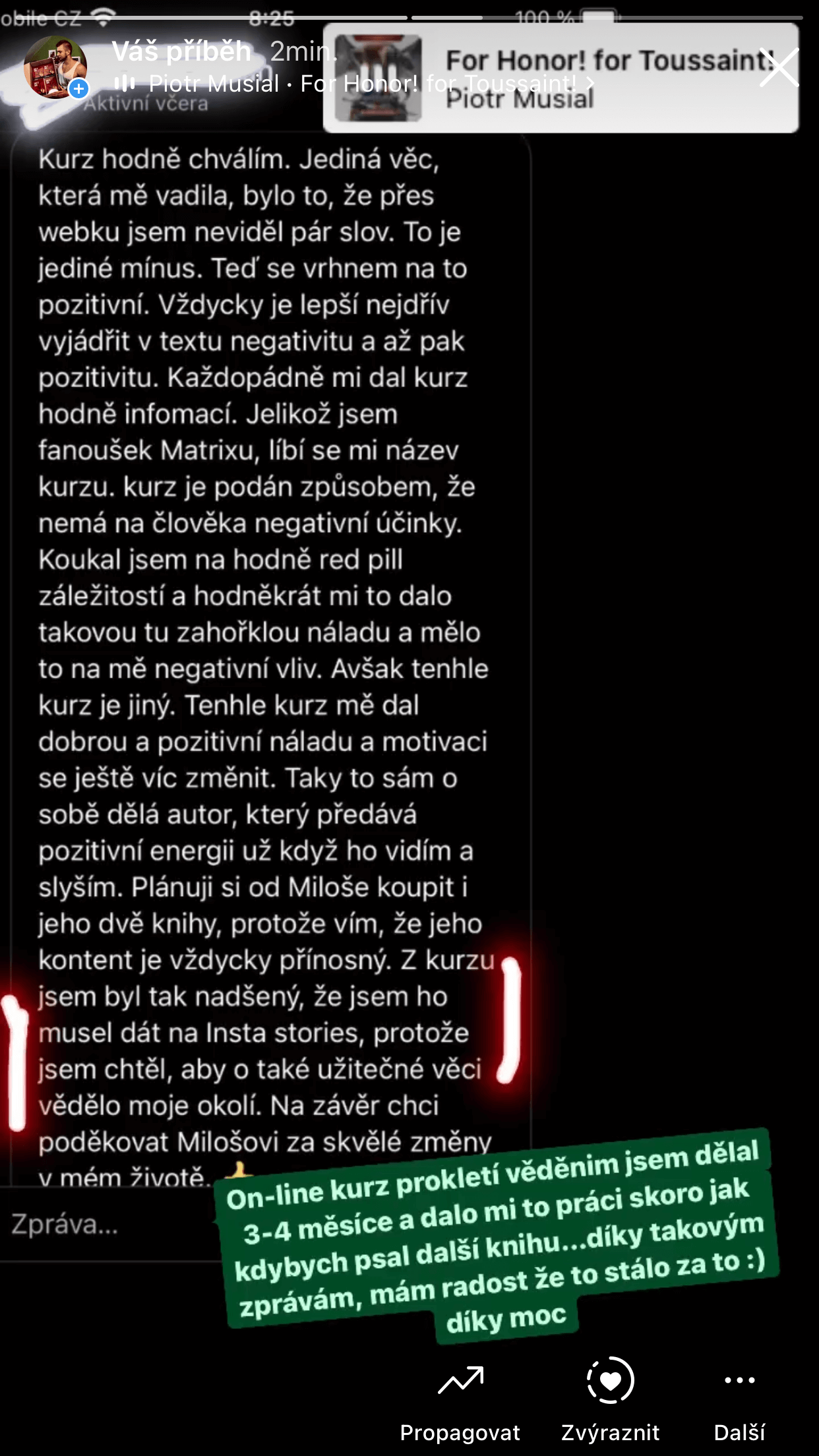 Miloš Ouhrabka - recenze