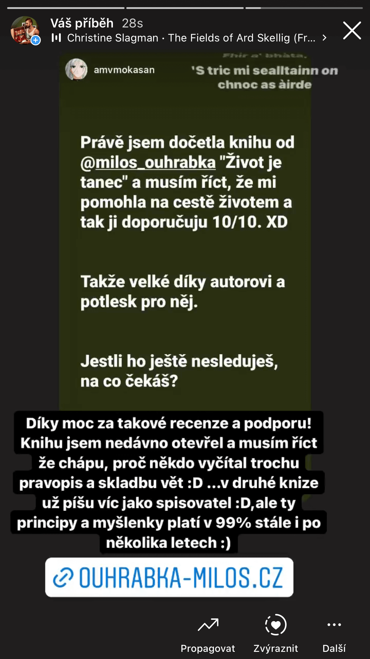 Miloš Ouhrabka - recenze