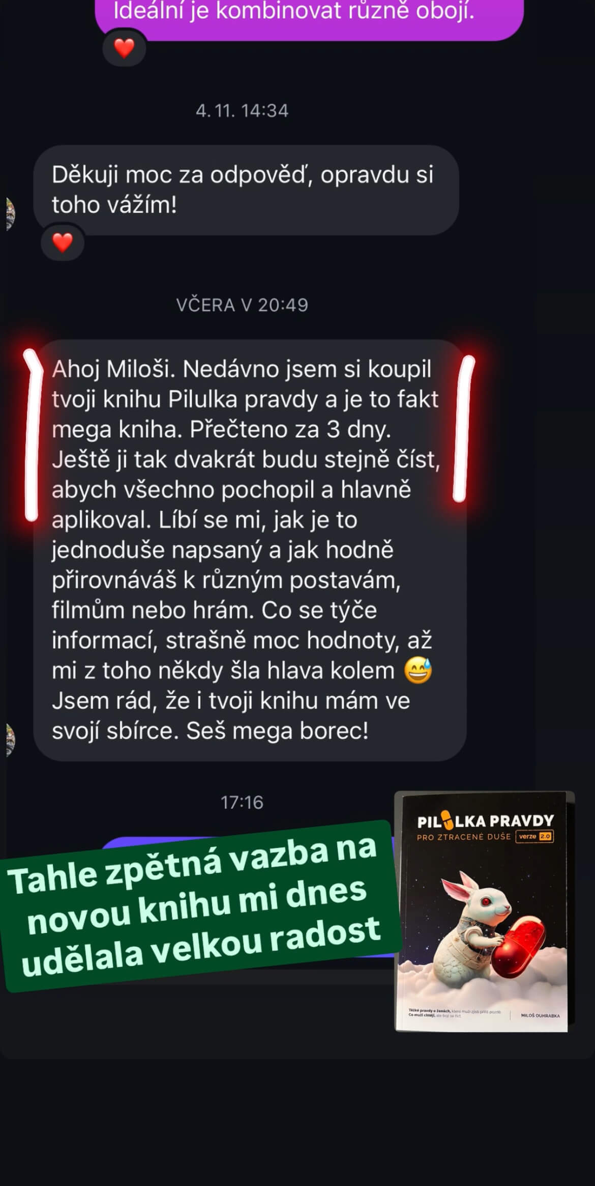 Miloš Ouhrabka - recenze