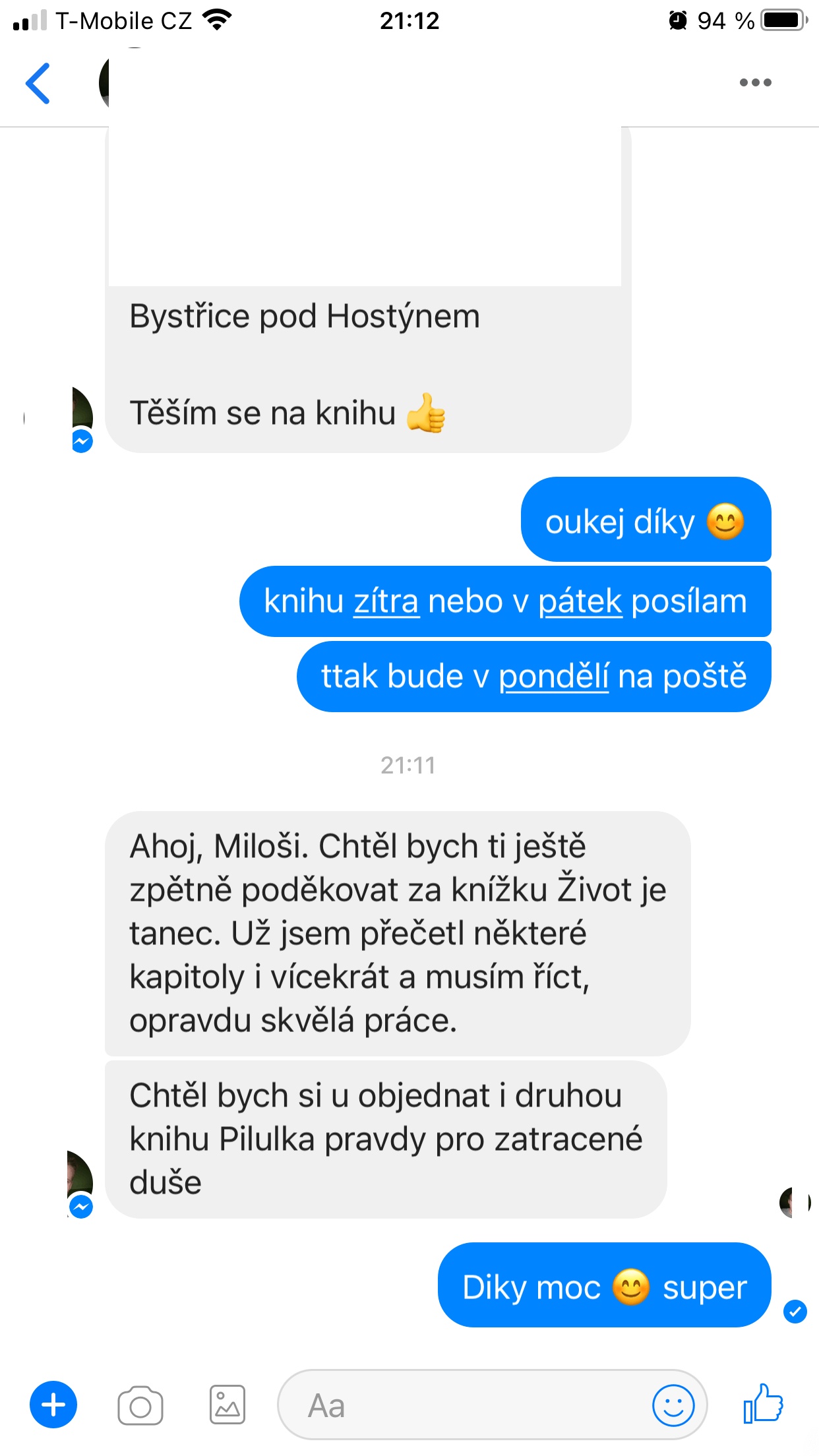 Miloš Ouhrabka - recenze