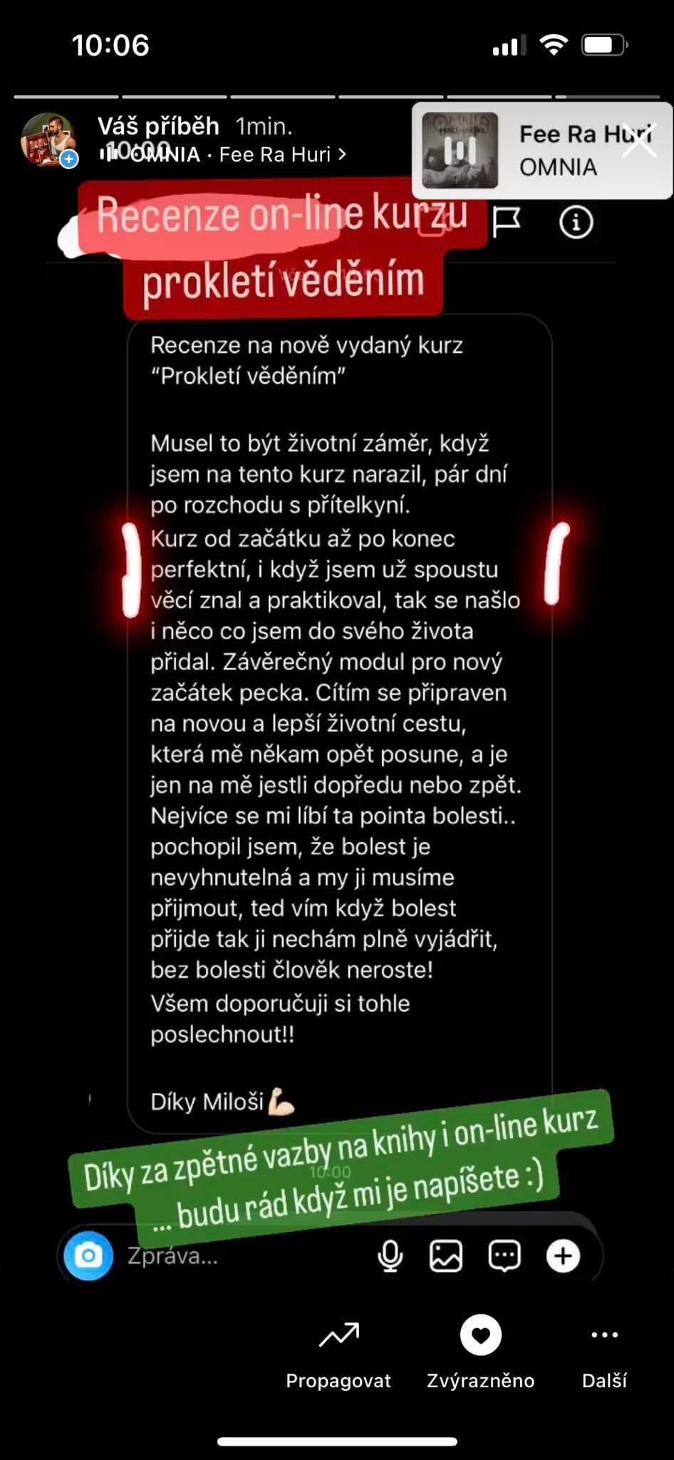 Miloš Ouhrabka - recenze