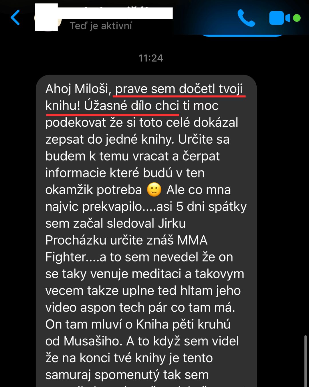 Miloš Ouhrabka - recenze