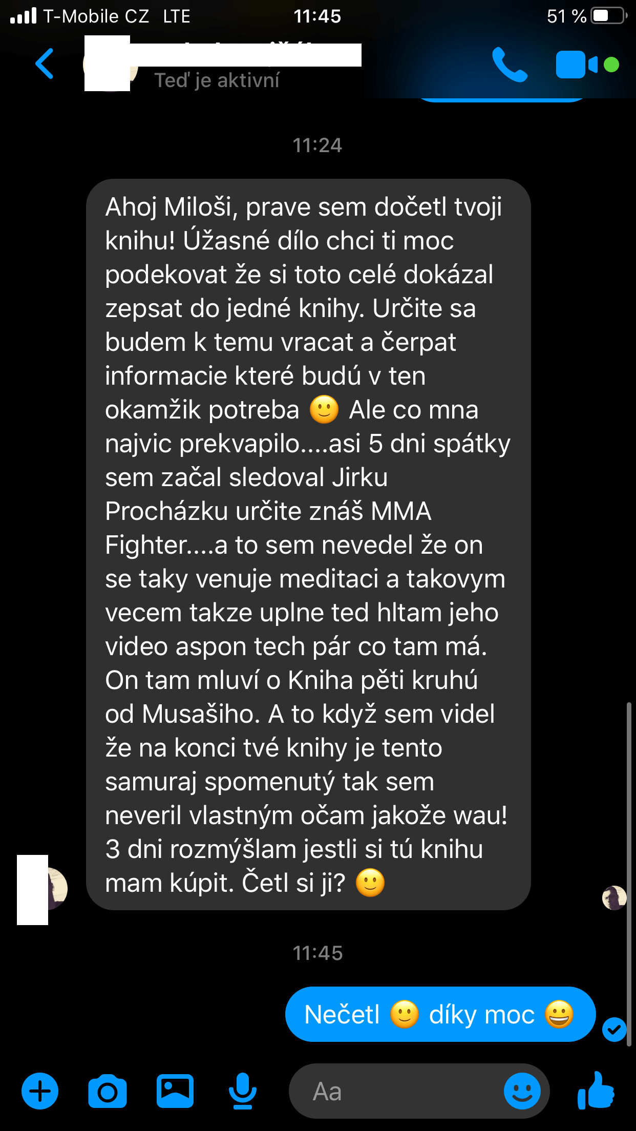 Miloš Ouhrabka - recenze